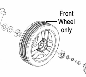Weibang Legacy Front Wheel Assembly WGGM56A010300000