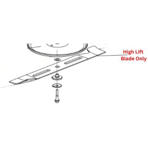Weibang Legacy 56 Lawnmower High Lift Blade WGGM56C000000011/32